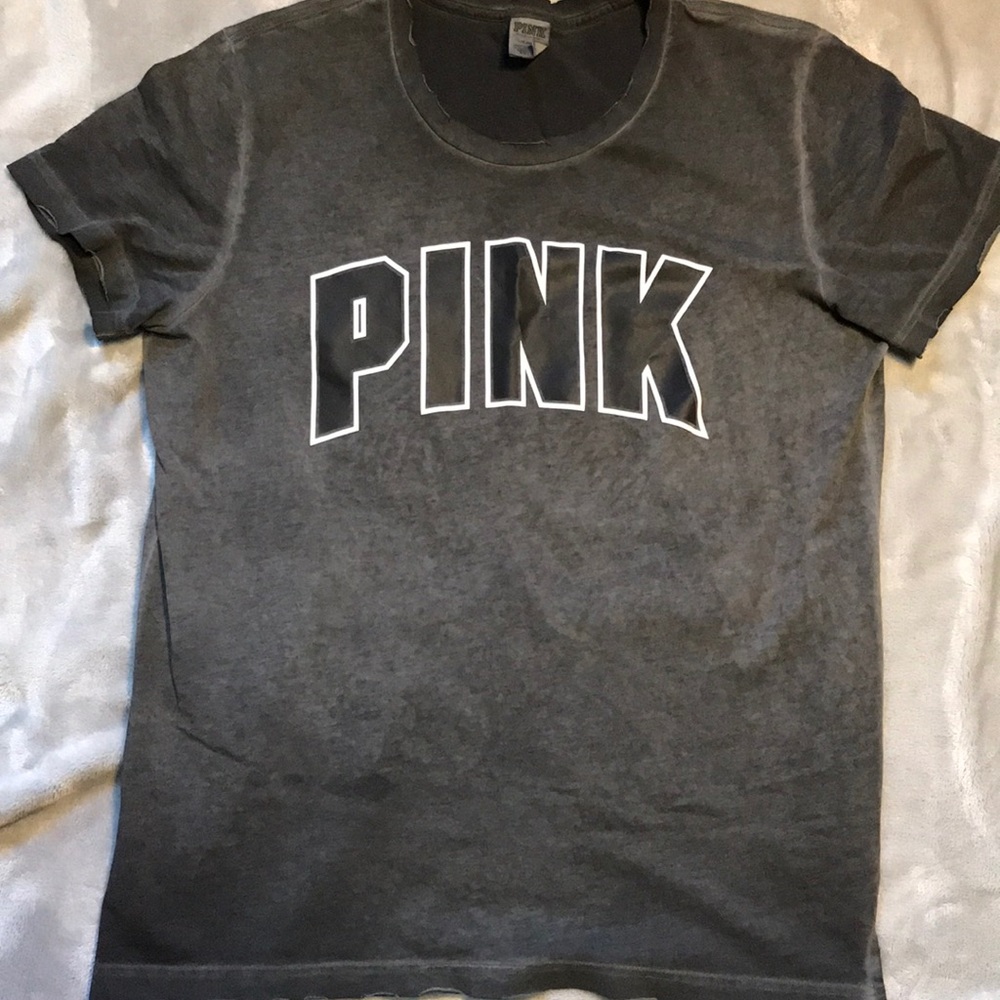 PINK distressed T-shirt